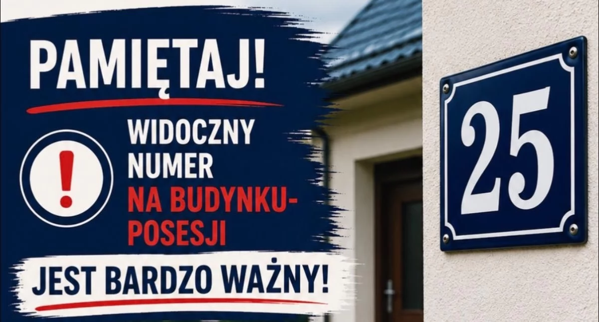 INFORMATOR, Twój widoczny numer Urząd przypomina obowiązek który ratuje życie - zdjęcie, fotografia