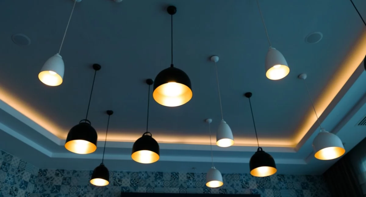 Informator gospodarczo reklamowy, Designerskie lampy wiszące stworzyć efektowną aranżację wnętrza - zdjęcie, fotografia