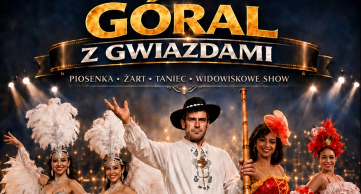 Sztuki sceniczne, Muzyczne widowisko „Góral Gwiazdami” scenie Sokolni - zdjęcie, fotografia
