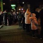 Kosztowy świątecznie oświetlone
