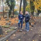 Dewastacja na cmentarzu żydowskim