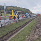 Wypadek na A4. Fot. screen Informacje Drogowe Jaworzno i Okolice