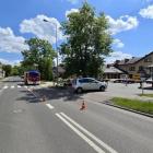 Wypadek na Wesołej. Ranny motocyklista trafił do szpitala
