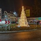 Nowa świetlna ozdoba na rondzie