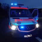 Kolizja dwóch karetek na autostradzie A4