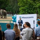 Firma Mieszczanin z Mysłowic adoptowała słonia Scotta. Fot. Mieszczanin