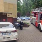 Pijany kierowca rozjechał rabatkę i uciekł przed sąsiadami