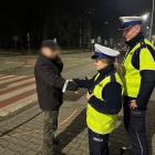 Policjanci zadbali o bezpieczeństwo pieszych. Fot. KMP Mysłowice