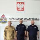 Bohaterski policjant doceniony przez komendanta PSP