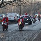Mikołaje na na motocyklach podarowali prezenty dzieciom