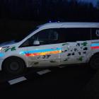 Kolizja dwóch karetek na autostradzie A4