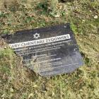 Dewastacja na cmentarzu żydowskim