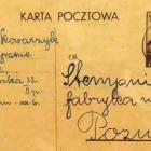 Karta pocztowa drogerii Kerner i Kowaczyk działającej w Bauvereinie, 1945 r.
