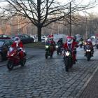 Mikołaje na na motocyklach podarowali prezenty dzieciom