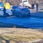 Kolizja Hyundaia z Citroenem na granicy z Niwką
