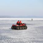 Zbiornik Dziećkowice skuty lodem w obiektywie Eryk Light