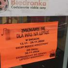 Biedronka przy Mikołowskiej zamknięta na dłużej