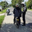 Mysłowiccy policjanci kontrolowali użytkowników hulajnóg i rowerów elektrycznych