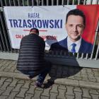 Trzaskowski na banerach