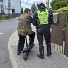 Mysłowiccy policjanci kontrolowali użytkowników hulajnóg i rowerów elektrycznych