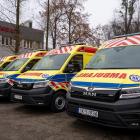 21 nowych karetek dla Śląska. Fot. Śląski Urząd Wojewódzki