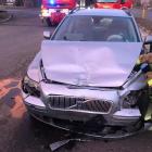 Poważny wypadek na ul. Obrzeżnej Zachodniej. Fot. PSP Mysłowice st. asp. Adrian Szymocha