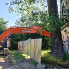 Przygotowania do rozbiórki dawnego hotelu Gościniec