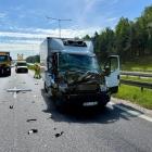 Wypadek i kolizja na mysłowickim odcinku autostrady A4