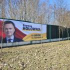 Pierwsze banery wyborcze i pierwsze dewastacje