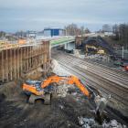 Przebudowa wiaduktu na trasie Mysłowice – Katowice na półmetku. Fot. Facebook/Śląskie...