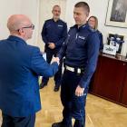 Mysłowicki policjant najlepszy w kraju – prezydent Dariusz Wójtowicz złożył gratulacje