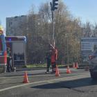 Wypadek na skrzyżowaniu Katowickiej i Chopina