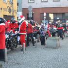 Mikołaje na na motocyklach podarowali prezenty dzieciom