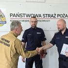 Bohaterski policjant doceniony przez komendanta PSP