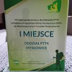PTTK Mysłowice najlepszy w Polsce. Fot. PTTK Mysłowice