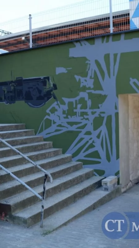 Historia Mysłowic i kolei na murach dworca. Na stacji PKP powstaje wyjątkowy mural