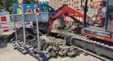 Drogowcy na ul. Boliny. Trwa przebudowa dróg na Piasku