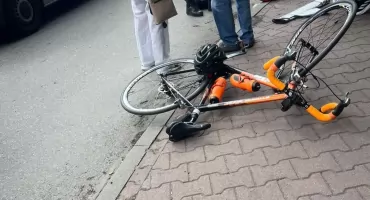 Potrącenie rowerzysty w Mysłowicach. Senior nie ustąpił pierwszeństwa