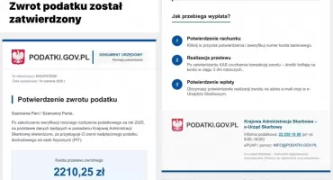 Uwaga na fałszywe wiadomości o zwrocie podatku