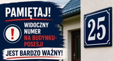 Czy Twój dom ma widoczny numer? Urząd przypomina: to obowiązek, który ratuje życie