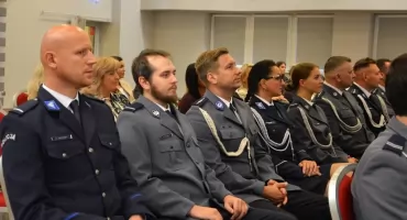 Mysłowiccy policjanci świętowali. Wręczono awanse i nagrody