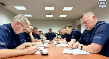 Dzielnicowi z Mysłowic przystąpili do pierwszego etapu zawodów „Dzielnicowy Roku”