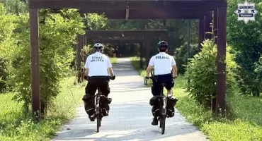 Mundurowi na dwóch kółkach w Mysłowicach