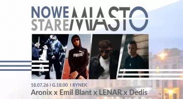 Aronix, Emil Blant, LENAR i Dedis wystąpią na Rynku w Mysłowicach